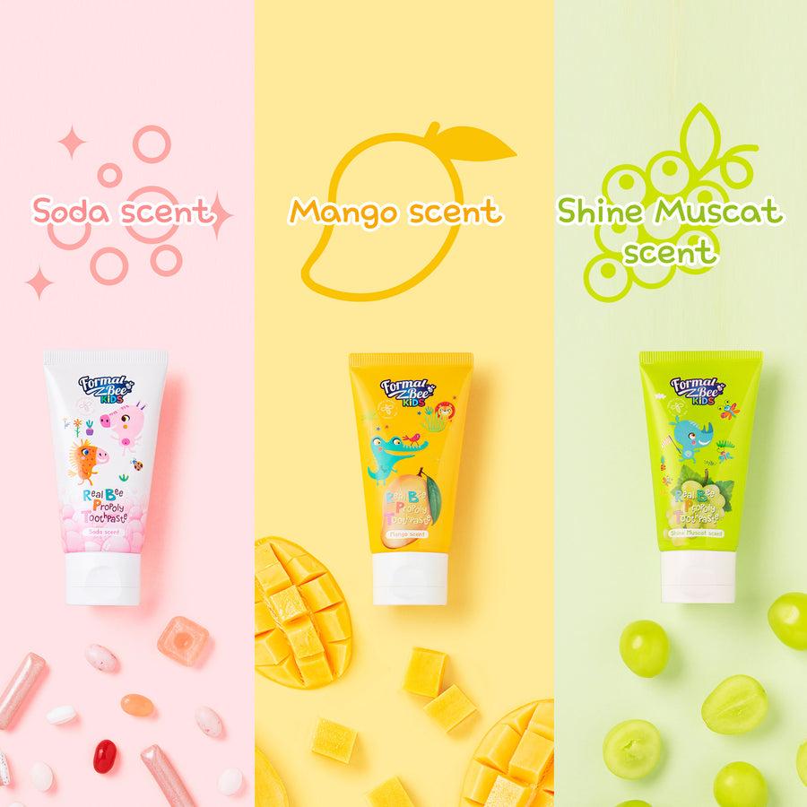 [FormalBeeKids] Real Bee Propoly Toothpaste Soda 60g 3pcs X Bundle Pack