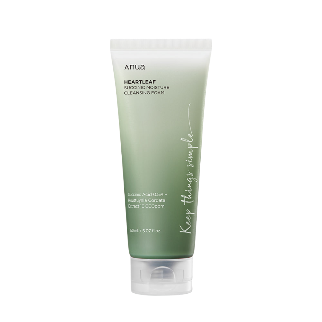 [Anua] HEARTLEAF SUCCINIC MOISTURE CLEANSING FOAM 150ml