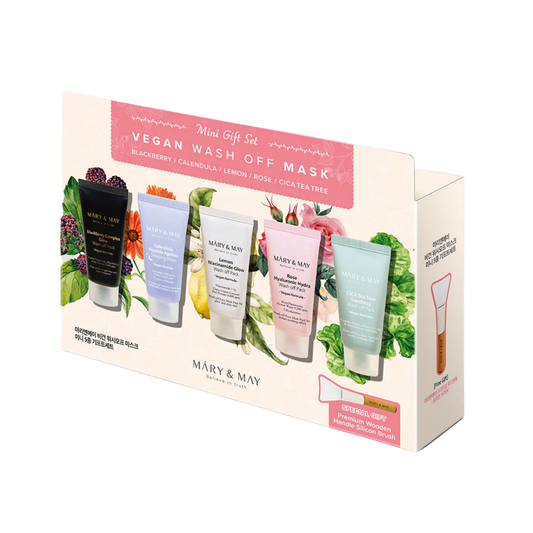 [Mary&May] Vegan Wash Off Mask Mini Gift Set (30g x5)