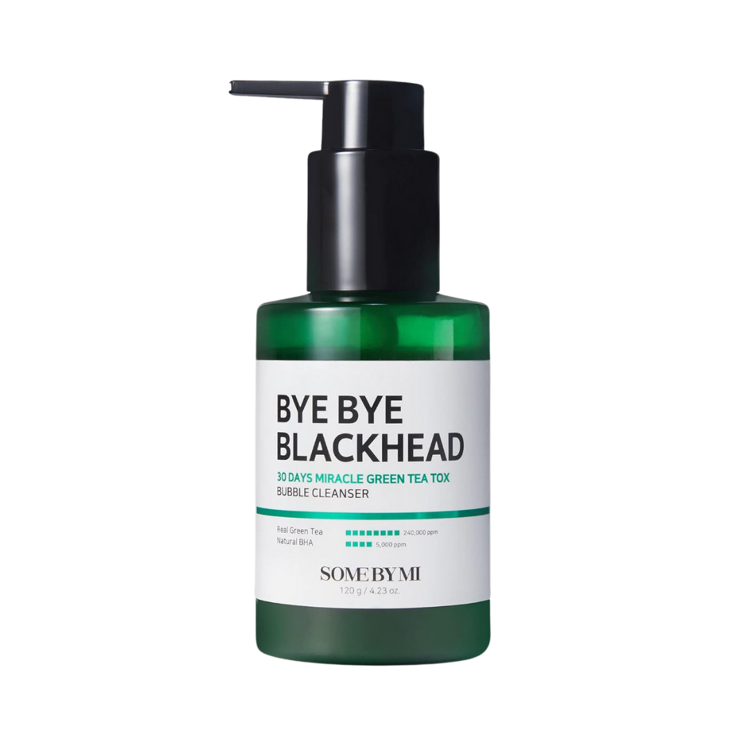 [SomeByMi] BYE BYE BLACKHEAD 30 DAYS MIRACLE GREEN TEA TOX BUBBLE CLEANSER 120g