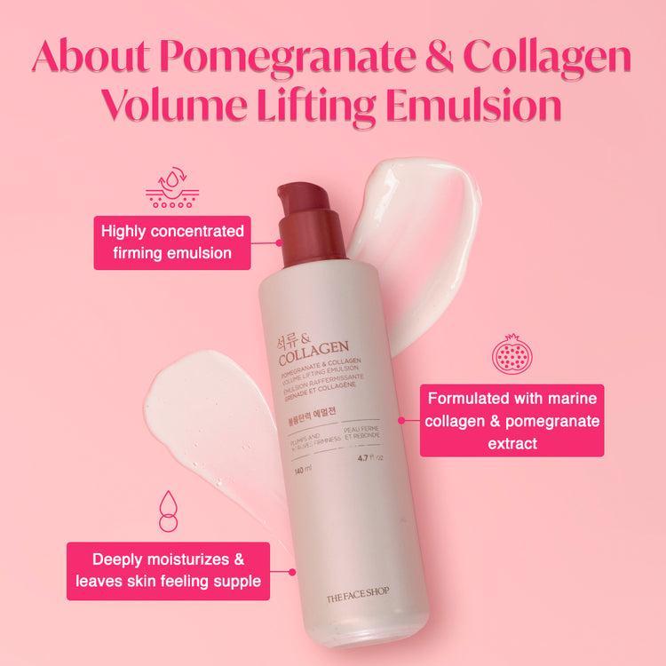 [Thefaceshop] POMEGRANATE AND COLLAGEN VOLUME LIFTING EMULSION 140ml