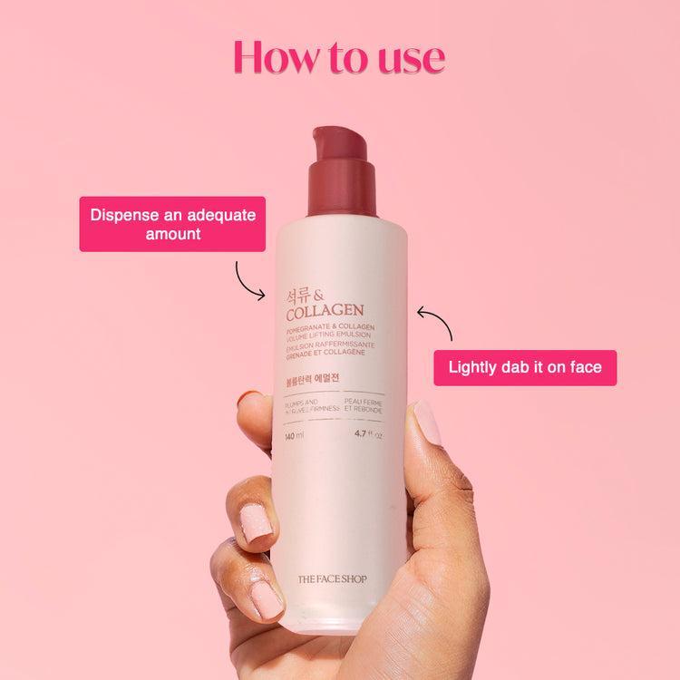 [Thefaceshop] POMEGRANATE AND COLLAGEN VOLUME LIFTING EMULSION 140ml