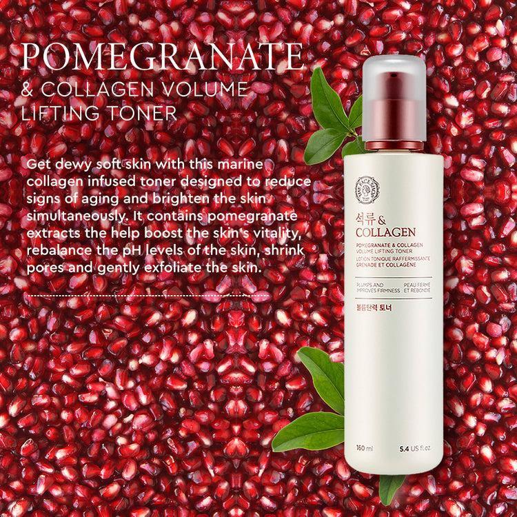 [Thefaceshop] POMEGRANATE AND COLLAGEN VOLUME LIFTING TONER 160ml