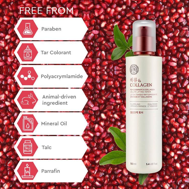 [Thefaceshop] POMEGRANATE AND COLLAGEN VOLUME LIFTING TONER 160ml