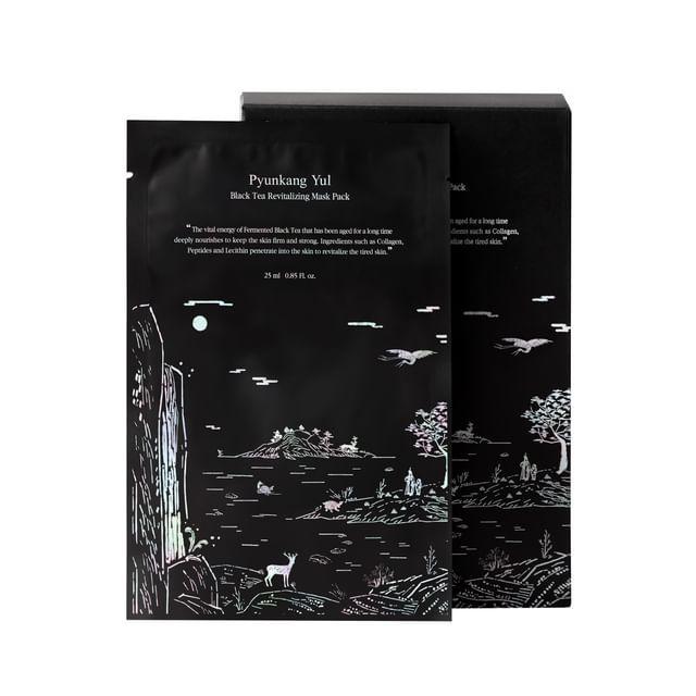 [PyunkangYul] Black Tea Revitalizing Mask Pack Set 25ml x 10 pcs