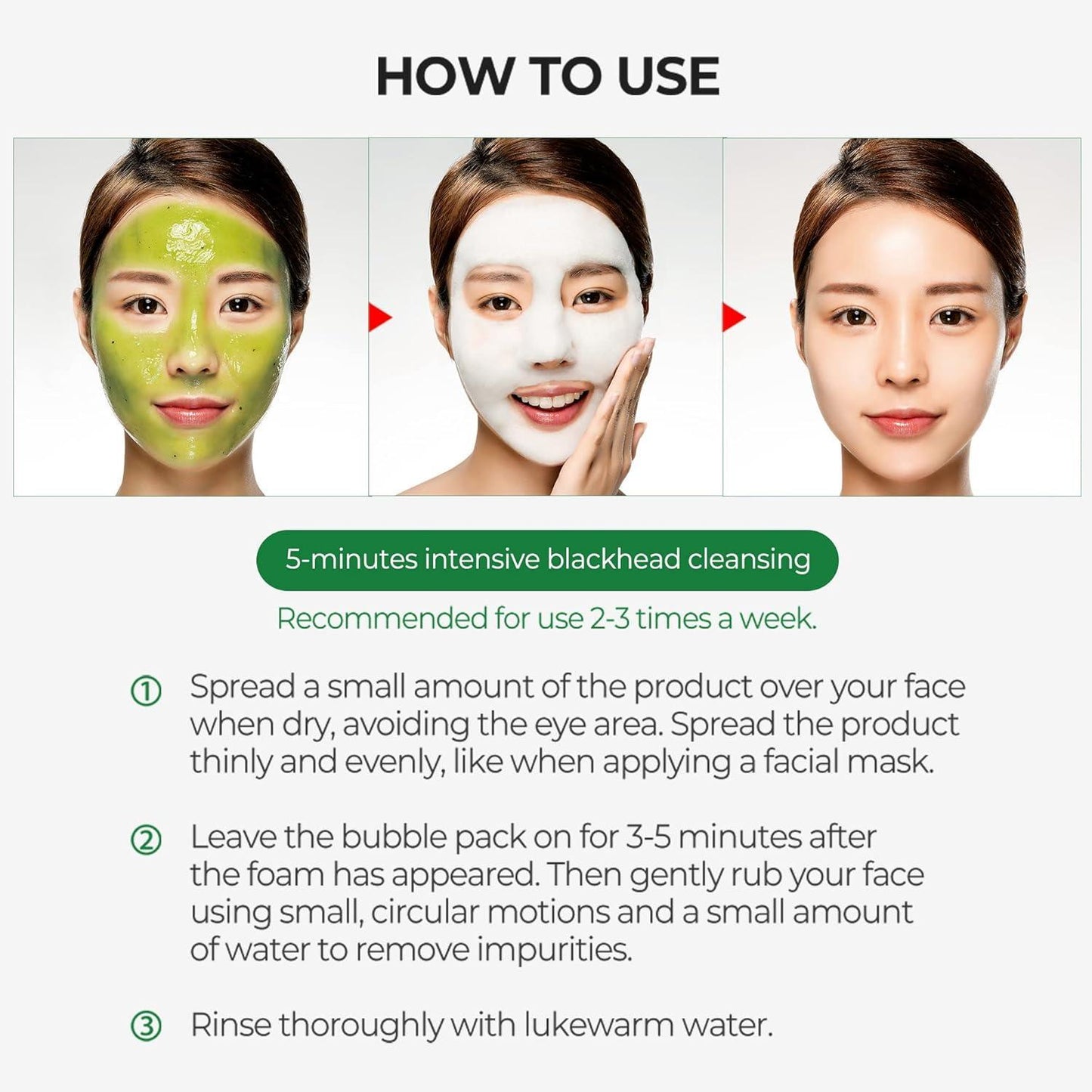 [SomeByMi] BYE BYE BLACKHEAD 30 DAYS MIRACLE GREEN TEA TOX BUBBLE CLEANSER 120g