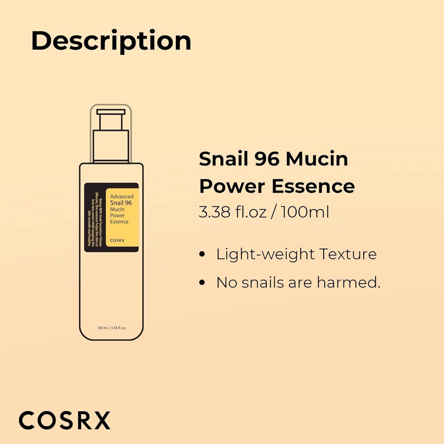 [Cosrx] Advanced Snail 96 Mucin Power Essence 100ml