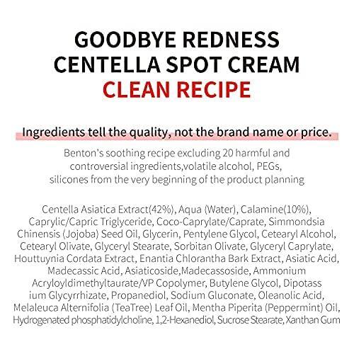 [Benton] GOODBYE REDNESS CENTELLA SPOT CREAM 15g