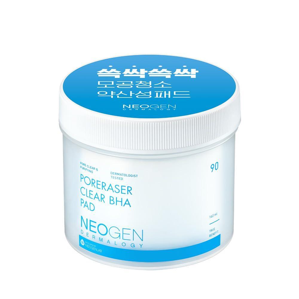 [NeoGen] DERMALOGY PORERASER CLEAR BHA PAD 160ML (90 PADS)