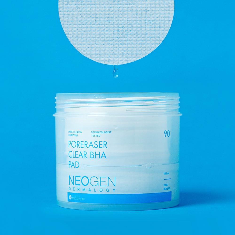 [NeoGen] DERMALOGY PORERASER CLEAR BHA PAD 160ML (90 PADS)