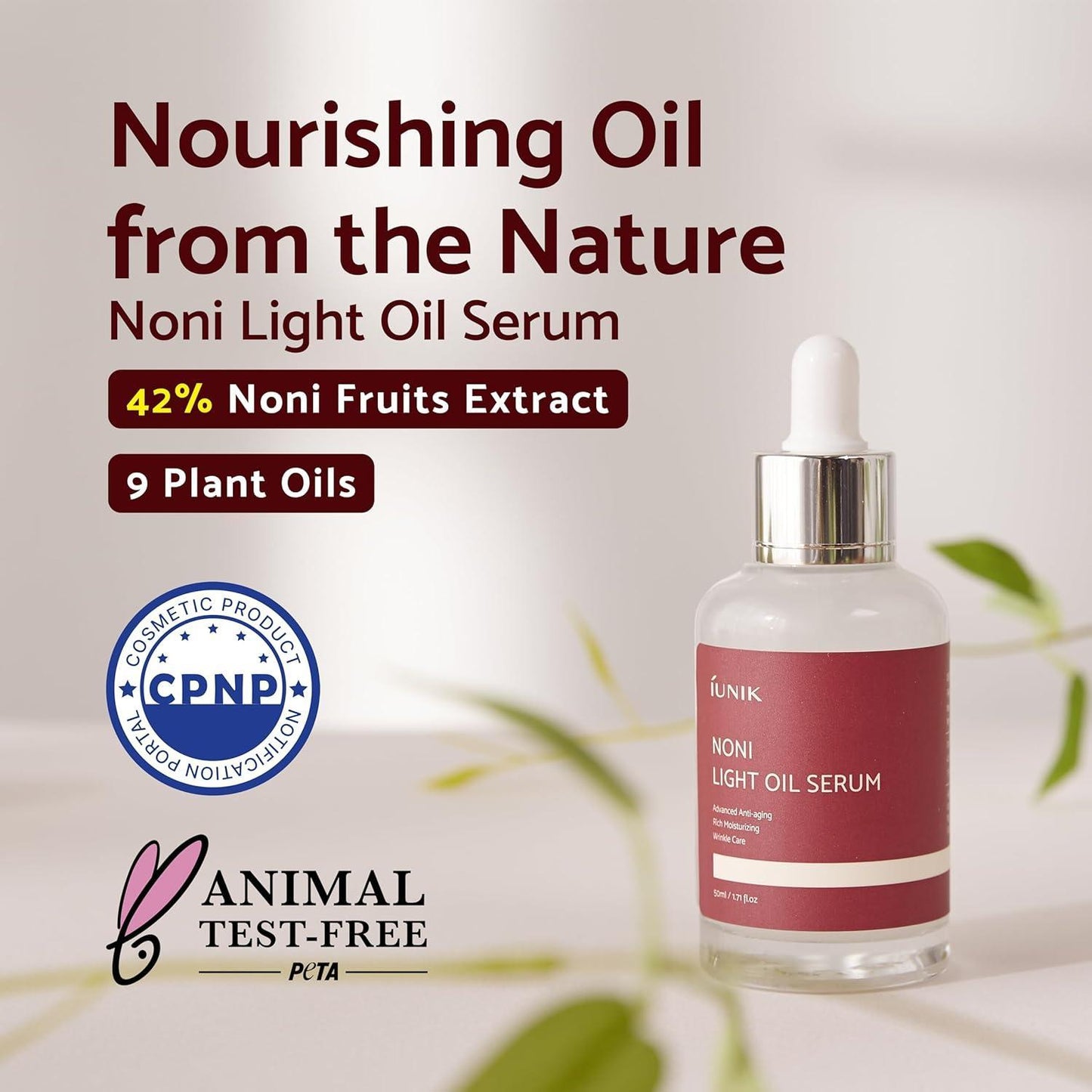 [iUNIK] Noni Light Oil Serum 50ml