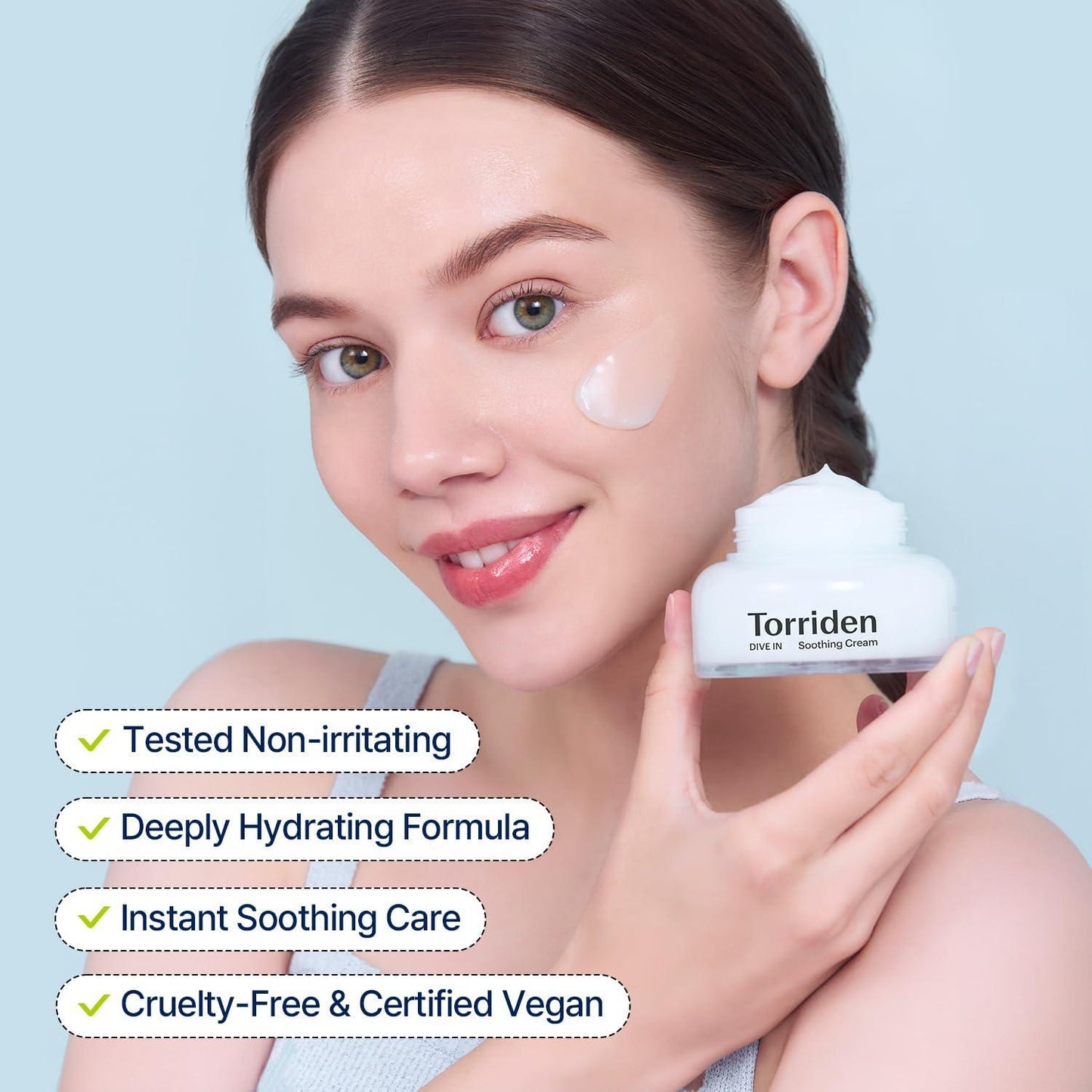 [Torriden] DIVE IN Low Molecular Hyaluronic Acid Soothing Cream 100ml