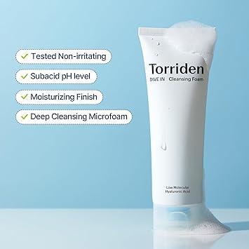 [Torriden] DIVE IN Low Molecular Hyaluronic Acid Cleansing Foam 150ml