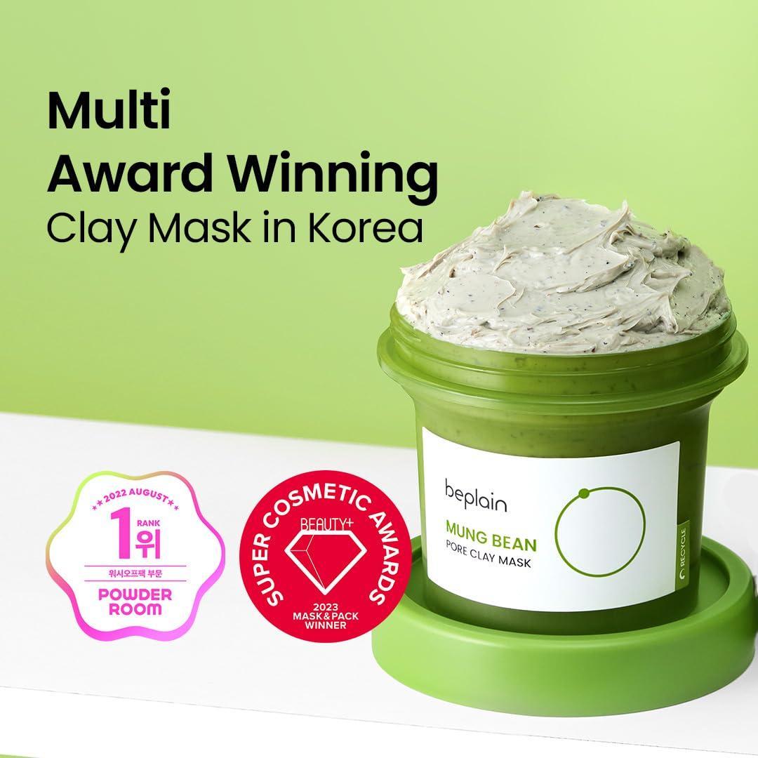 [Beplain] Mung Bean Pore Clay Mask 120ml