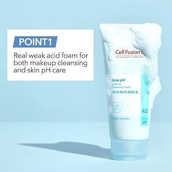 [CellFusionC] Low ph pHarrier Cleansing Foam - 165ml