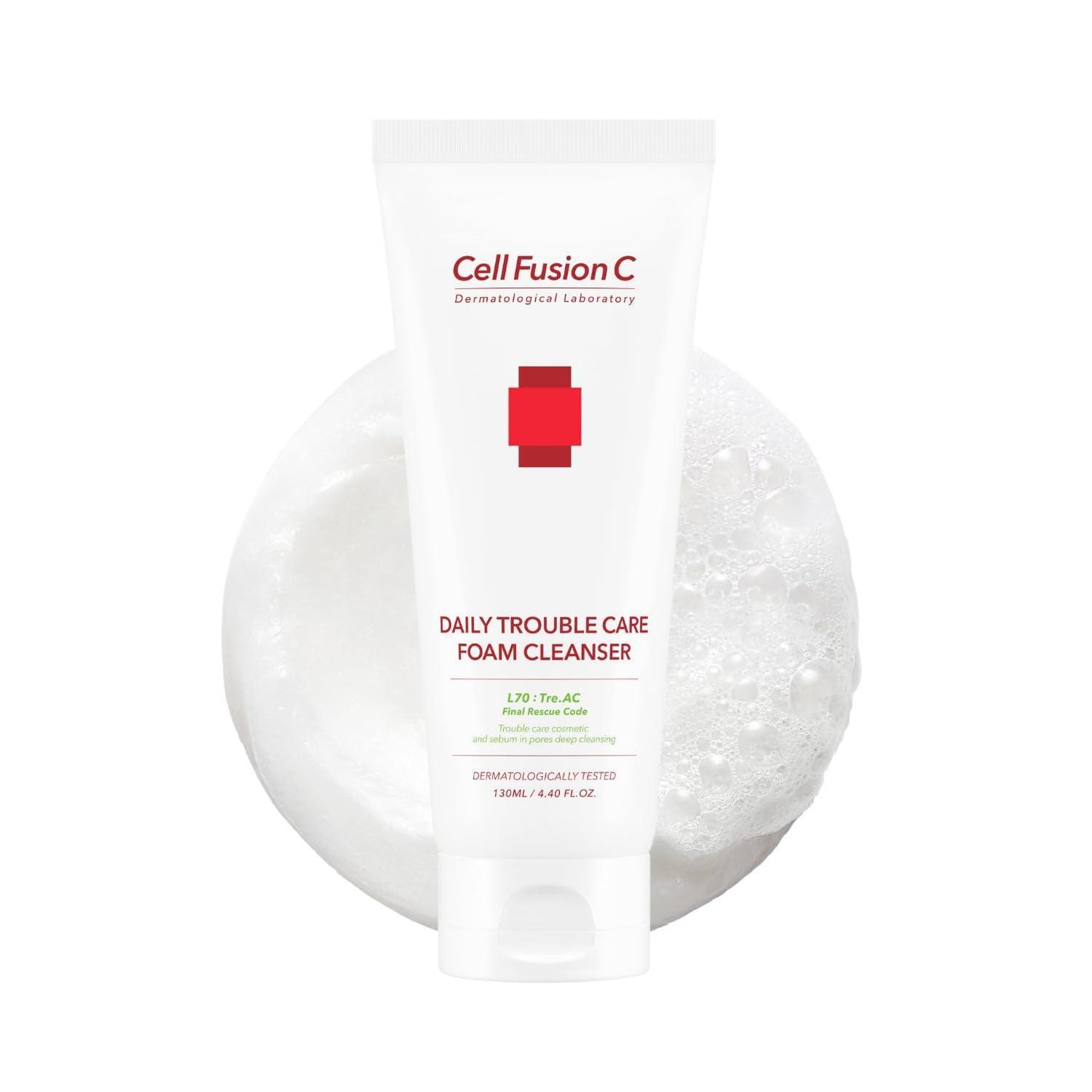 [CellFusionC] TRE.AC Daily Trouble Care Foam Cleanser - 130ml