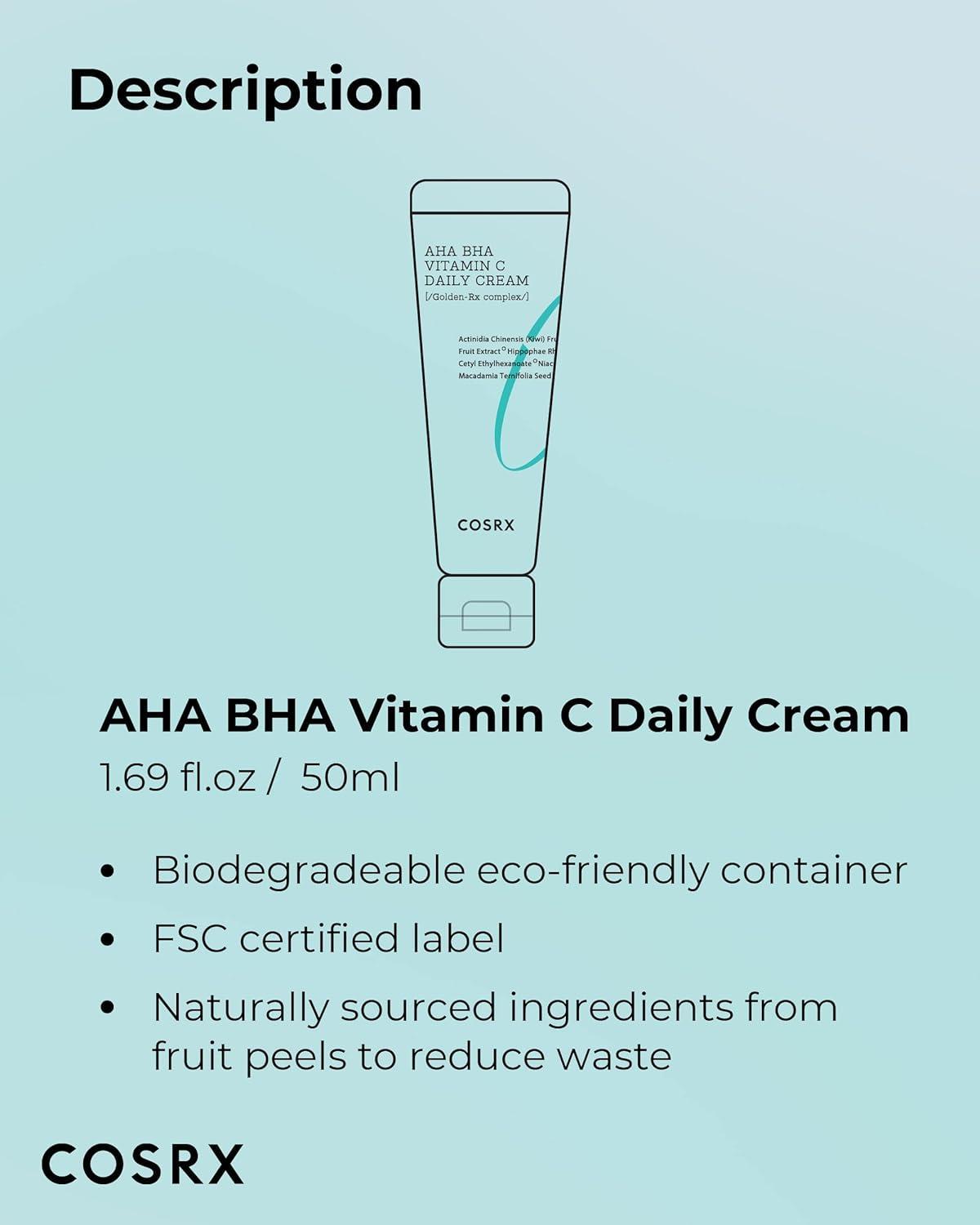 [Cosrx] Refresh AHA BHA Vitamin C Daily Cream 50ml