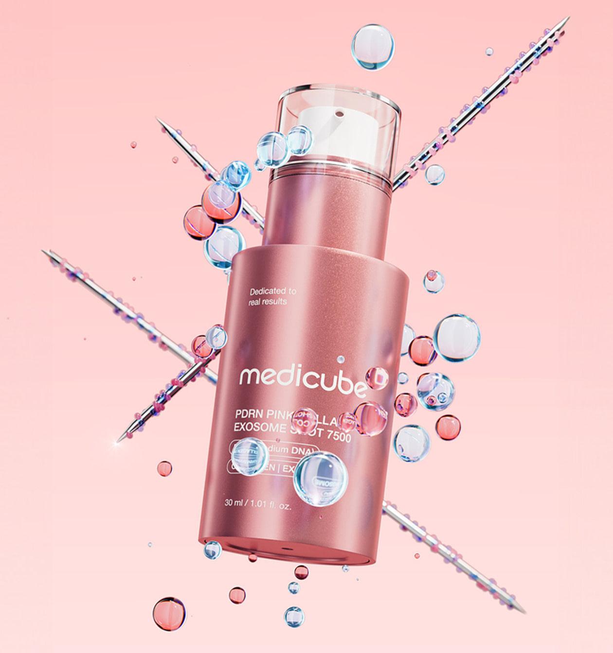 [Medicube] PDRN Pink Collagen exosome shot ampoule 7500 30ml