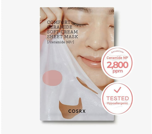 [Cosrx] Balancium Comfort Ceramide Soft Cream Sheet Mask 1ea 26g